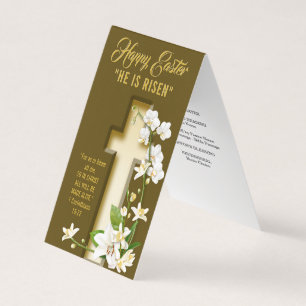 Orchid Cross Lily Religieux