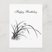 Orchid Elegance Briefkaart (Voorkant)