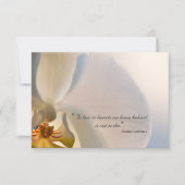 Orchid Elegance Hartelijk dank voor uw sympathie Bedankkaart (Voorkant)
