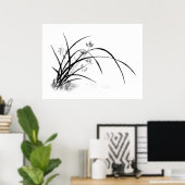 Orchid Elegance Poster (Thuiskantoor)