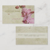 Orchid en Leaves Visitekaartje (Voorkant / Achterkant)