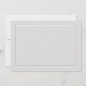 Orchid Faux reliëf Lijst Formele bruiloft reactie (Achterkant)