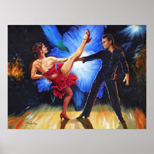 Orchid Fire Poster (Voorkant)