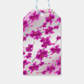 Orchid Flowers Elegant Floral Wedding Cadeaulabel (Achterkant)