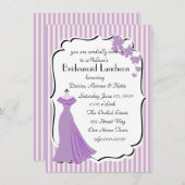 Orchid Gown Bridesmaid Kaart (Voorkant / Achterkant)