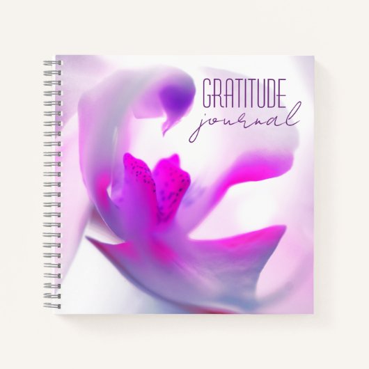 Orchid "Gratitude Journal" Spiral Notitieboek (Voorkant)