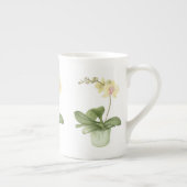 Orchid in Green Pot in Botanical Bone China Mok (Rechts)