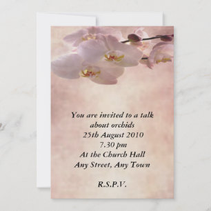 Orchid Invitation Kaart