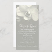 Orchid Kaki Sympathie Bedankt voor je foto-kaart 6 (Voorkant / Achterkant)