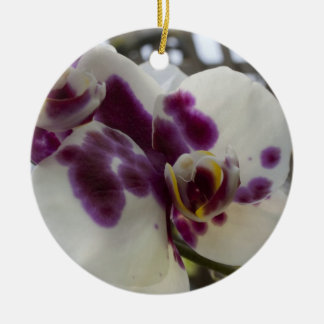 Orchid kerstversiering keramisch ornament