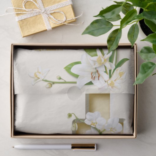 Orchid Lily Coss Tissuepapier (Geschenk)