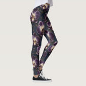 Orchid Luxury Pattern – Elegant Exotic Floral Leggings (Rechts)