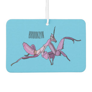 Orchid mantis cartoon illustratie luchtverfrisser