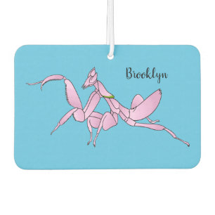 Orchid mantis cartoon illustratie luchtverfrisser