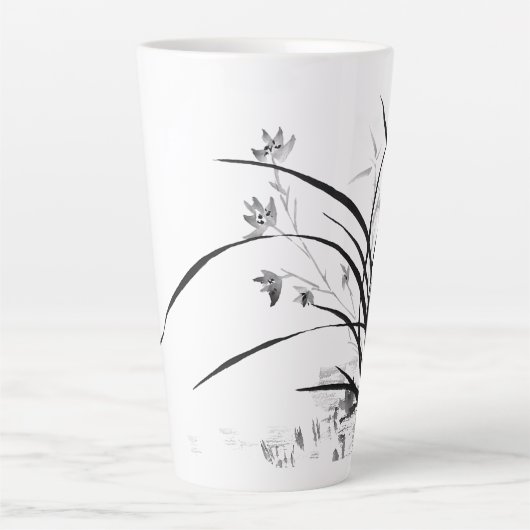 Orchid Nobility Latte Mok (Voorkant)