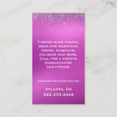Orchid Pink Opulent Seamstress Visitekaartje (Achterkant)