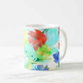 Orchid Poppy Peony Mode Boeket Koffiemok (Voorkant rechts)