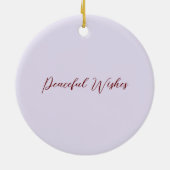 Orchid Print Ornament (Achterkant)