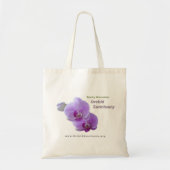 Orchid Sanctuary Canvas tas (Voorkant)