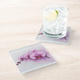 Orchid Sky Serenade Glazen Onderzetter