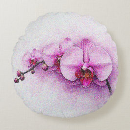Orchid Sky Serenade Rond Kussen