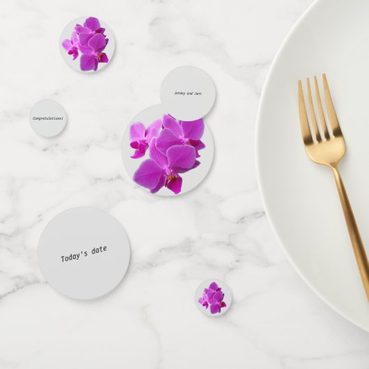  Orchid Table Confetti (Groep)