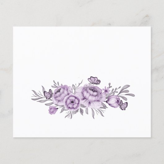 Orchid Time Capsule trouwdag Flyer (Achterkant)