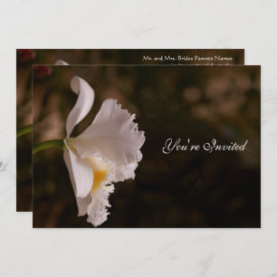 Orchid Wedding Uitnodiging