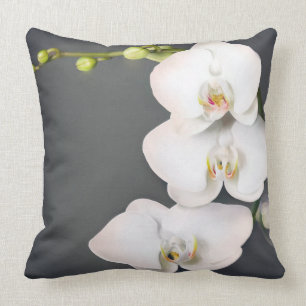 Orchidaceae (witte orchideeën) kussen