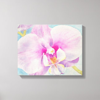 Orchidee 2 Waterverf op Canvas