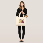 Orchidée 40 sur un sac (Devant (modèle))