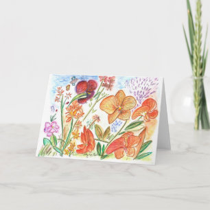 Orchidee 9 kaart