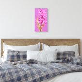 Orchidée art fleur violet toile rose imprimé (Insitu(Chambre))