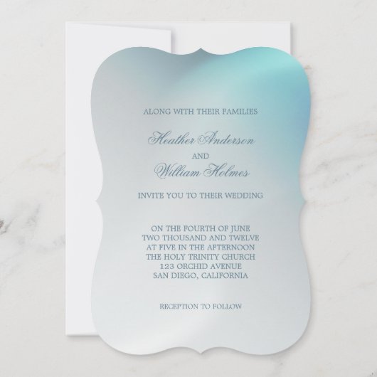 Orchidée blanche - faire-part de mariage (Dos)