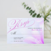 Orchidée Bleu Violet Floral RSVP (Debout devant)