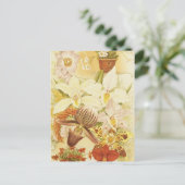  orchidee bloem Antiek bloesem Briefkaart (Staand voorkant)