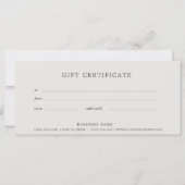 Orchidee Bloemen Zakelijke Cadeaubon (Achterkant)