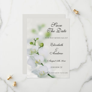 Orchidee Bloesem Bruiloft Save The Date