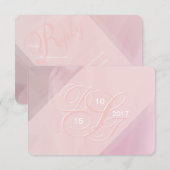 Orchidée Blush RSVP (Devant / Derrière)