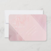 Orchidée Blush RSVP (Dos)