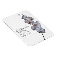 Orchidee Bruiloft Save The Date Magnet