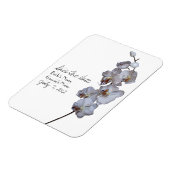 Orchidee Bruiloft Save The Date Magnet Magneet (Linkerzijde)