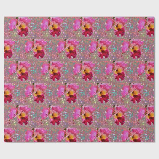  orchidee cadeaupapier (Vlak)