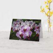 Orchidée, carte (Fleur jaune)