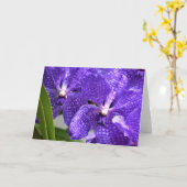 Orchidée, carte (Fleur jaune)