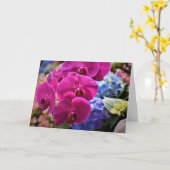 Orchidée, carte (Fleur jaune)