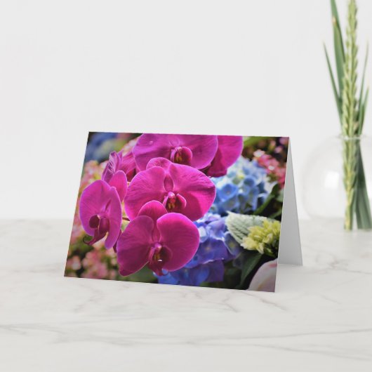 Orchidée, carte (Devant)