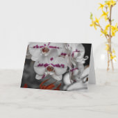 Orchidée, carte (Fleur jaune)