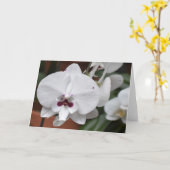 Orchidée, carte (Fleur jaune)