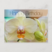 Orchidée ・ Carte postale Anniversaire (Devant)